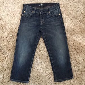 Girls 7 For All Mankind Jeans, “Crop Roxanne”, (8)